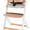 Kinderkraft Enock Wit/Naturel Houten Kinderstoel Met Zitverkleiner KHENOC0PWHT0000 -Winkel Voor Babyproducten Kinderkraft Enock White Kinderstoel met Zitverkleiner KHENOC0PWHT0000 1
