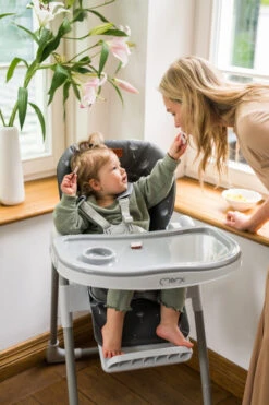 Momi Yumtis Dark Grey Kinderstoel KRKA00001 -Winkel Voor Babyproducten Momi Yumtis 1