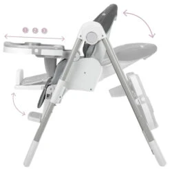 Momi Yumtis Dark Grey Kinderstoel KRKA00001 -Winkel Voor Babyproducten Momi Yumtis Dark Grey Kinderstoel KRKA00001 4