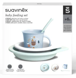 Suavinex Forest Blauw 4-delig Dinerset SXZFEE070300 15 Suavinex Forest Blauw 4-delig Dinerset SXZFEE070300 -Winkel Voor Babyproducten Suavinex Forest Blauw 4 delig Dinerset SXZFEE070300 6