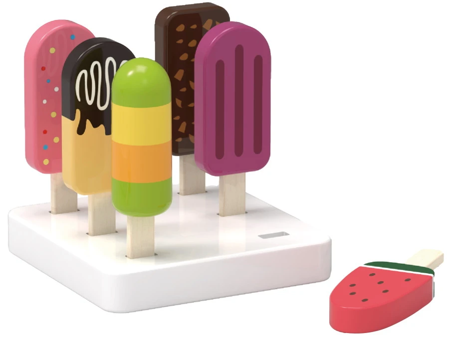 Viga 6 Stuks Houten Speelgoed IJsjes 44528 3 Viga 6 Stuks Houten Speelgoed IJsjes 44528