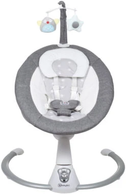 Babygo Homey Set Grey/White Babyschommel En Kinderstoel 19024 -Winkel Voor Babyproducten babygo homey grey swing babyschommel 109 2 1 1 3