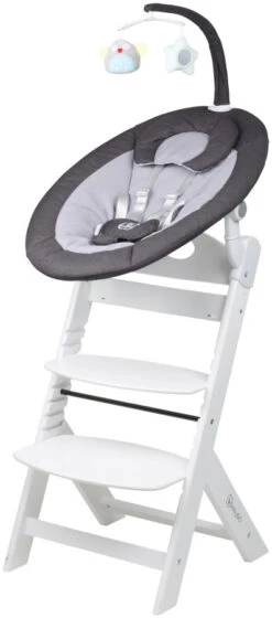 Babygo Homey Set Black/White Babyschommel En Kinderstoel 19014 30 Babygo Homey Set Black/White Babyschommel En Kinderstoel 19014 -Winkel Voor Babyproducten babygo homey set dark greywhite babyschommel en kinderstoel 19014 2