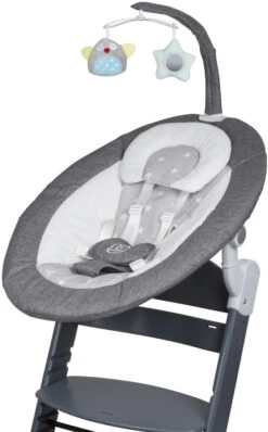 Babygo Homey Set Grey Babyschommel En Kinderstoel 19022 -Winkel Voor Babyproducten babygo homey set grey babyschommel en kinderstoel 19022 3