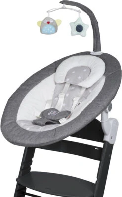 Babygo Homey Set Grey/Black Babyschommel En Kinderstoel 19023 -Winkel Voor Babyproducten babygo homey set greyblack babyschommel en kinderstoel 19023 3