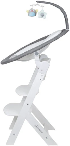 Babygo Homey Set Grey/White Babyschommel En Kinderstoel 19024 -Winkel Voor Babyproducten babygo homey set greywhite babyschommel en kinderstoel 19024 4