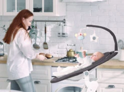 Babygo Homey Set Black Babyschommel En Kinderstoel 19013 -Winkel Voor Babyproducten babygo homey swing babyschommel 4 1 3