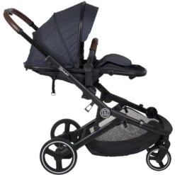 Babygo Twinner Grey Tandem Duowagen Incl. 2 Autostoelen -Winkel Voor Babyproducten babygo twinner tandem duowagen 14 2 1