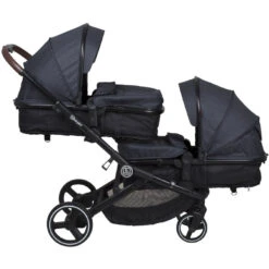 Babygo Twinner Grey Tandem Duowagen Incl. 2 Autostoelen -Winkel Voor Babyproducten babygo twinner tandem duowagen 15 2 1