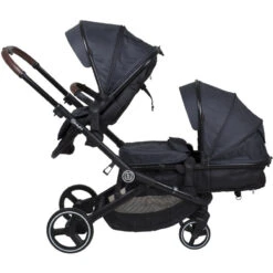 Babygo Twinner Grey Tandem Duowagen Incl. 2 Autostoelen -Winkel Voor Babyproducten babygo twinner tandem duowagen 17 2 1