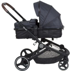 Babygo Twinner Grey Tandem Duowagen Incl. 2 Autostoelen -Winkel Voor Babyproducten babygo twinner tandem duowagen 18 2 1