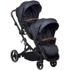 Babygo Twinner Grey Tandem Duowagen Incl. 2 Autostoelen -Winkel Voor Babyproducten babygo twinner tandem duowagen 19 2 1
