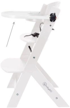 Babygo Wit Tafelblad Voor Meegroei Kinderstoel 56004 -Winkel Voor Babyproducten babygo wit tafelblad voor meegroei kinderstoel 3 1