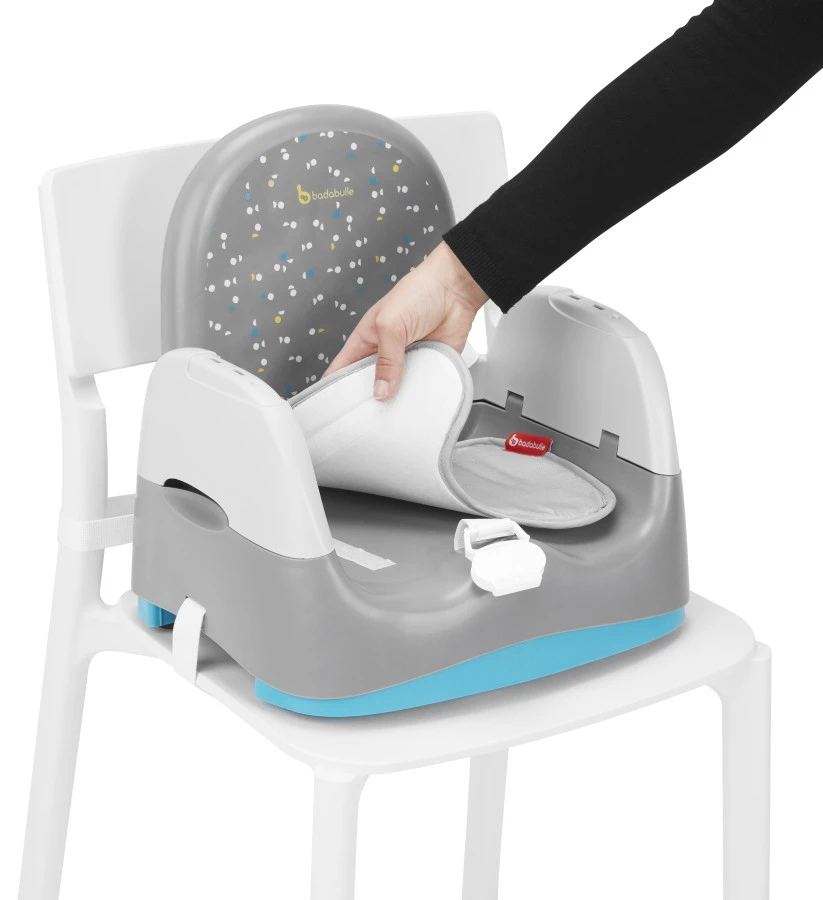 Badabulle Home & Go Grey Booster Stoelverhoger B009011 9 Badabulle Home & Go Grey Booster Stoelverhoger B009011 - Afbeelding 7