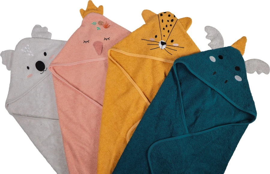 Blush & Blossom Leopard Lenny Badstof Badcape TR-BB4204 7 Blush & Blossom Leopard Lenny Badstof Badcape TR-BB4204 - Afbeelding 5