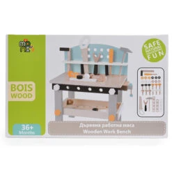 Cangaroo 46-delige Houten Werkbank 109206 10 Cangaroo 46-delige Houten Werkbank 109206 -Winkel Voor Babyproducten cangaroo 46 delige houten werkbank 109206 4