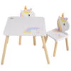 Cangaroo Unicorn Tafel Met Stoeltjes -Winkel Voor Babyproducten cangaroo unicorn tafel met stoeltjes 1