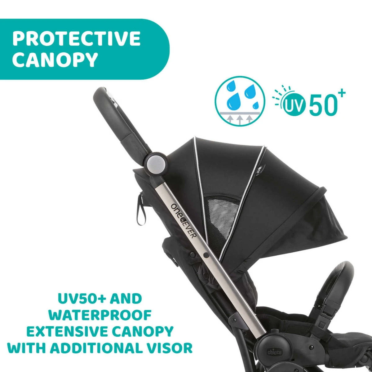 Chicco One4Ever Pirate Black Meegroei Wandelwagen 607988142 12 Chicco One4Ever Pirate Black Meegroei Wandelwagen 607988142 - Afbeelding 10