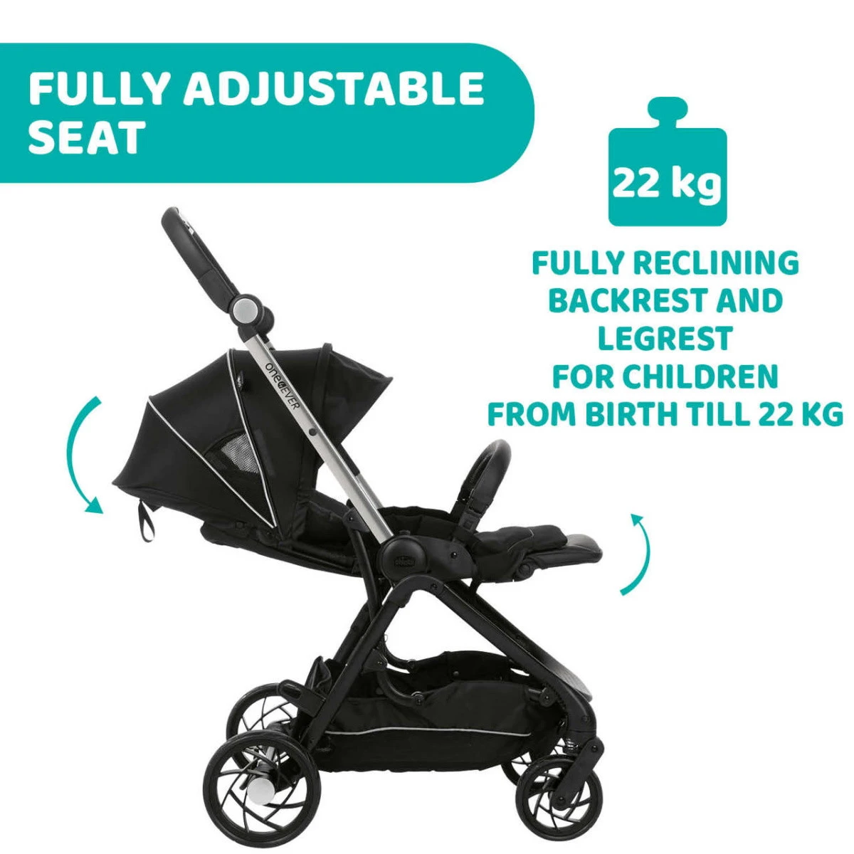 Chicco One4Ever Desert Taupe Meegroei Wandelwagen 507988125 13 Chicco One4Ever Desert Taupe Meegroei Wandelwagen 507988125 - Afbeelding 11