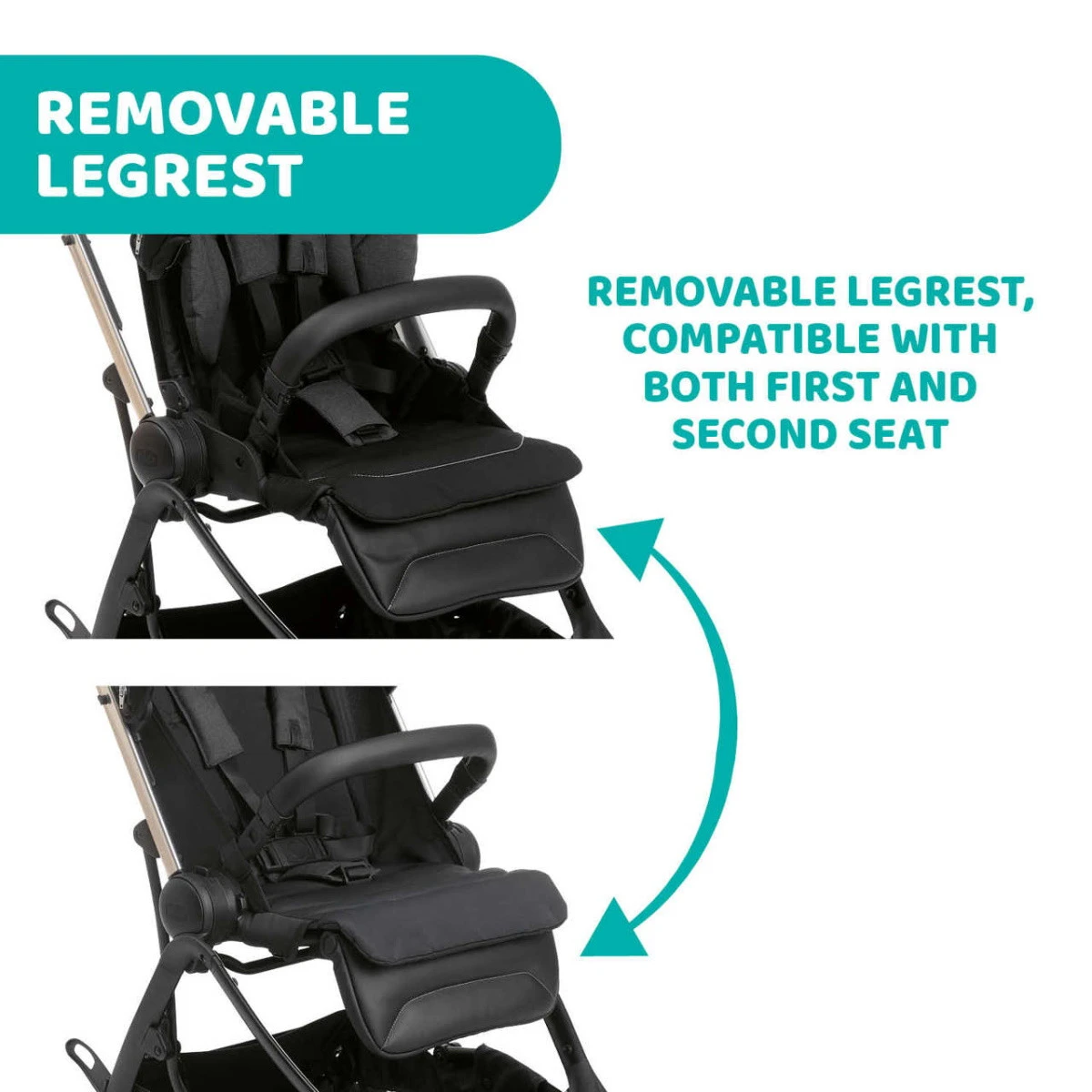 Chicco One4Ever Desert Taupe Meegroei Wandelwagen 507988125 15 Chicco One4Ever Desert Taupe Meegroei Wandelwagen 507988125 - Afbeelding 13