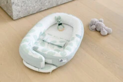 Doomoo Cocoon Leaves Aqua Green Babynest CO 08 -Winkel Voor Babyproducten doomoo cocoon leaves aqua green babynest co 08 2