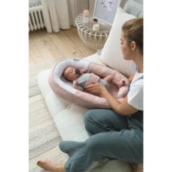 Doomoo Cocoon Misty Pink Babynest CO 09 -Winkel Voor Babyproducten doomoo cocoon misty pink babynest 5