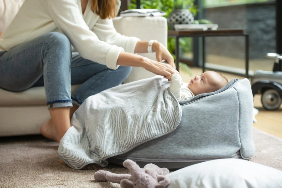 Doomoo Seat'n Swing Grijs Zitzak 02 8 Doomoo Seat'n Swing Grijs Zitzak 02 - Afbeelding 6