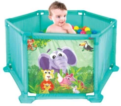 Eco Toys Jungle Turquoise Box En Ballenbak CH51012D