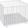 Amal II Hugo Wit 75 X 100 Cm Inklapbare Box 167-196-30 -Winkel Voor Babyproducten hugo wit box