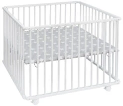 Amal II Hugo Wit 75 X 100 Cm Inklapbare Box 167-196-30 -Winkel Voor Babyproducten hugo wit box2