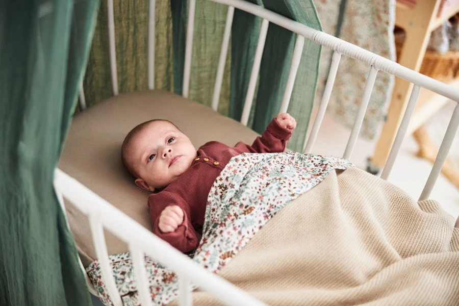 Jollein Basic Knit Nougat 75 X 100 Cm Wiegdeken 516-511-65360 - Afbeelding 4