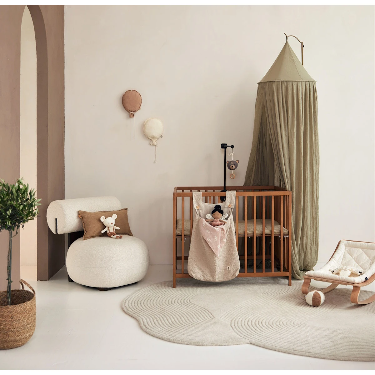 Jollein Zwart Houten Arm Voor Mobiel 116-001-64576 9 Jollein Zwart Houten Arm Voor Mobiel 116-001-64576 - Afbeelding 7