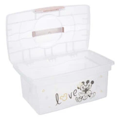 Keeeper Minnie Mouse Roze Draagbare Opbergbox Met Organizer 1220258124700 -Winkel Voor Babyproducten keeeper minnie mouse roze draagbare opbergbox met organizer 1220258124700 3