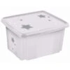 Keeeper Stars Wit 45L Opbergbox 1224351919600 -Winkel Voor Babyproducten keeeper stars wit 45l opbergbox 1224351919600 1