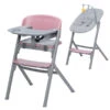 Kinderkraft Livy Aster Pink 4-in-1 Meegroeistoel Incl. Calmee Wipstoeltje KHLICA00PNK0000