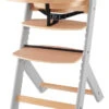 Kinderkraft Enock Grijs/Naturel Houten Meegroei Kinderstoel KKKENOCGRY0000