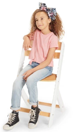 Kinderkraft Enock Wit/Naturel Houten Meegroei Kinderstoel KKKENOCWHT0000 -Winkel Voor Babyproducten kinderkraft enock wit houten kinderstoel kkkenocwht0000 6