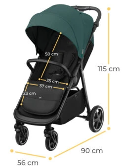 Kinderkraft Route Midnight Black Wandelwagen KSROUT00BLK0000 29 Kinderkraft Route Midnight Black Wandelwagen KSROUT00BLK0000 -Winkel Voor Babyproducten kinderkraft route emerald green wandelwagen ksrout00gre0000 9 2