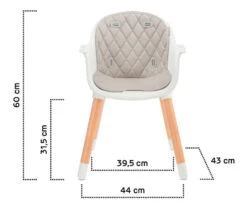 Kinderkraft Sienna Grey 2-in-1 Kinderstoel KKKSIENGRY0000 -Winkel Voor Babyproducten kinderkraft sienna grey kinderstoel kkksiengry0000 11