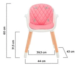 Kinderkraft Sienna Pink 2-in-1 Kinderstoel KKKSIENPNK0000 -Winkel Voor Babyproducten kinderkraft sienna pink kinderstoel kkksienpnk0000 9