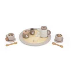 Label Label Nougat Houten Theeservies Set LLWT-37117 -Winkel Voor Babyproducten label label nougat houten theeservies set 1