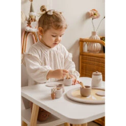 Label Label Nougat Houten Theeservies Set LLWT-37117 -Winkel Voor Babyproducten label label nougat houten theeset 2