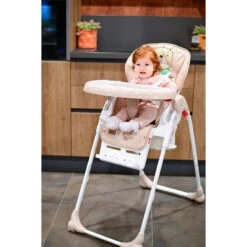 Lorelli Dulce Lemon Curry Leather Kinderstoel 1010045-2332 -Winkel Voor Babyproducten lorelli dulce kinderstoel sfeer 2