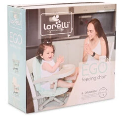 Lorelli Ego Green Inklapbare Stoelverhoger 1010048-0001 -Winkel Voor Babyproducten lorelli ego beige kinderstoel 1010048 0002 8 1