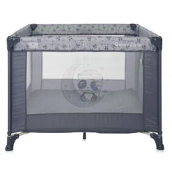 Lorelli Game Zone Cool Grey Pandas Inklapbare Box 1008014-2362 -Winkel Voor Babyproducten lorelli game zone cool grey pandas inklapbare box 2