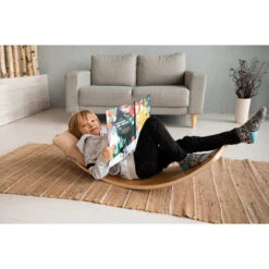 Luna Toys Beige Kussen Voor Balansbord LU-00582 -Winkel Voor Babyproducten luna toys beige kussen voor balansbord 4