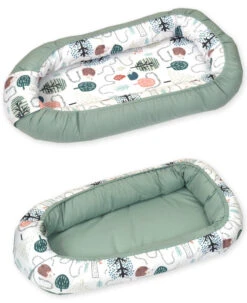Winkel Voor Babyproducten -Winkel Voor Babyproducten mamaloes amy animal forest green omkeerbaar babynest 81899