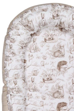 MamaLoes Bos Dieren Omkeerbaar Babynest ML020117 -Winkel Voor Babyproducten mamaloes bos dieren omkeerbaar babynest ml020117 3