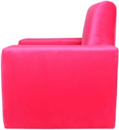 Ding Jamie Velvet Roze Kinderfauteuil DI-34206 -Winkel Voor Babyproducten mamaloes kinderfauteuil velvet roze 02k