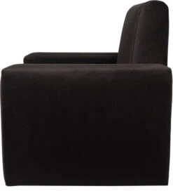 Ding Jamie Velvet Zwart Kinderfauteuil DI-34203 -Winkel Voor Babyproducten mamaloes kinderfauteuil velvet zwart 02k